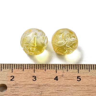 Transparent Glass Beads GLAA-D025-03J-1