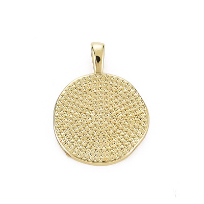 Brass Enamel Pendants KK-Q283-057D-NR-1