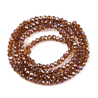 Electroplate Glass Beads Strands EGLA-A044-T1mm-B02-1