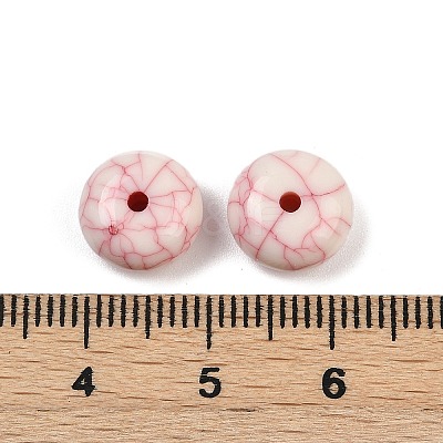 Acrylic Imitation Turquoise Beads OACR-S047-17B-1