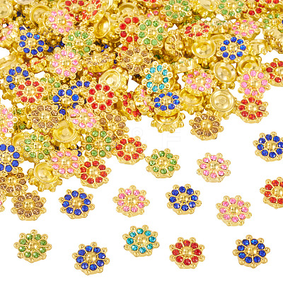 200Pcs Alloy Rhinestone Cabochons FIND-TA0008-43-1