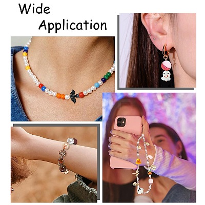 9Pcs 9 Styles Halloween Themed Handmade Lampwork Beads LAMP-CJ0002-62-1