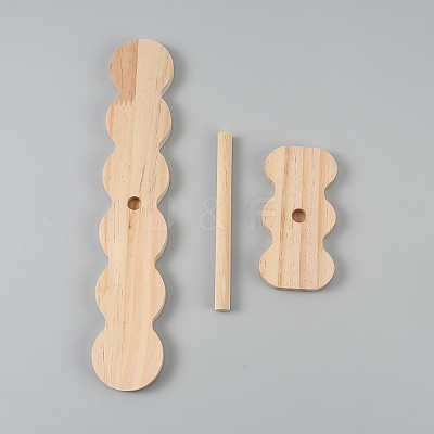 Wood Headband Holders ODIS-WH0043-301A-1