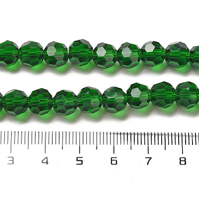 Transparent Glass Beads EGLA-A035-T8mm-D10-1