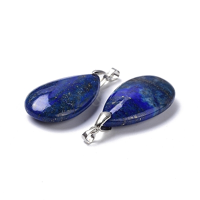 Natural Lapis Lazuli Pendants X-G-D084-01P-B01-1