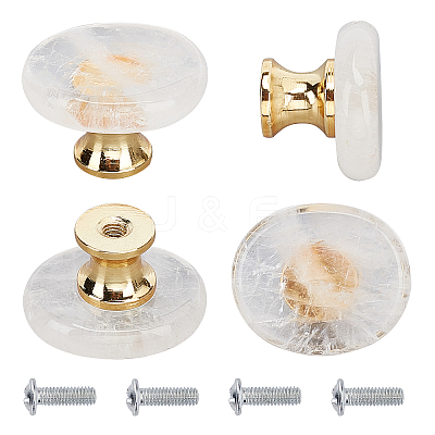 Natural Quartz Crystal Drawer Knobs FIND-WH0056-40P-04-1