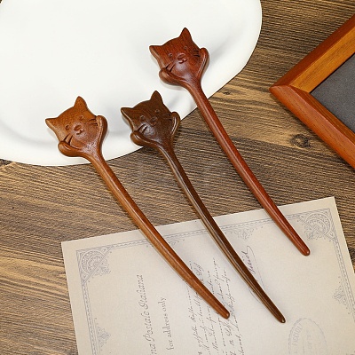 Wooden Antique Hair Forks PW-WG11FA1-03-1