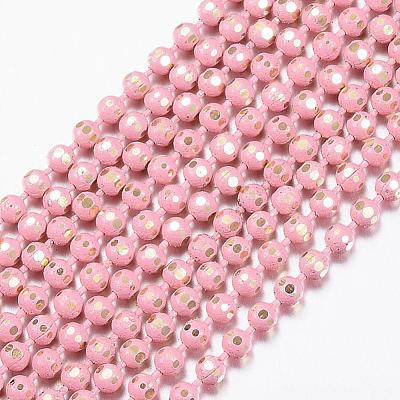 Brass Faceted Ball Chains CHC-D268-01-1