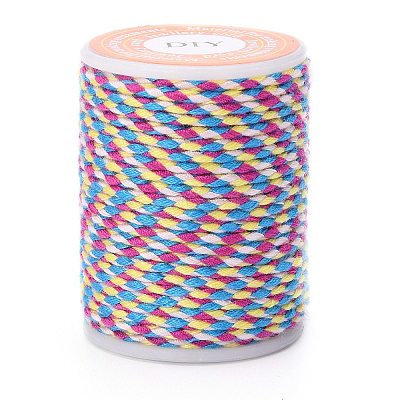 4-Ply Polycotton Cord with Metallic Thread X1-OCOR-Z003-D42-1