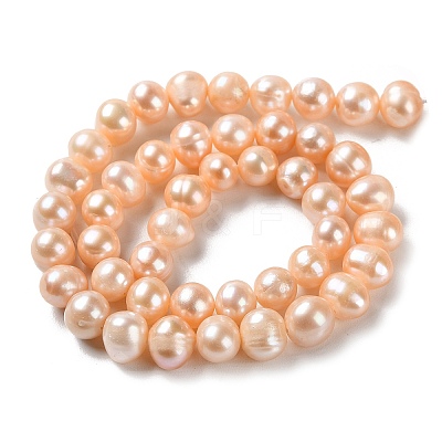 Natural Cultured Freshwater Pearl Beads Strands PEAR-E018-31-1