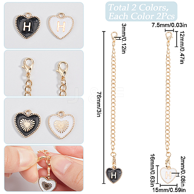 2 Sets Alloy Enamel Cup Pendant Decorations HJEW-SC0001-56H-1