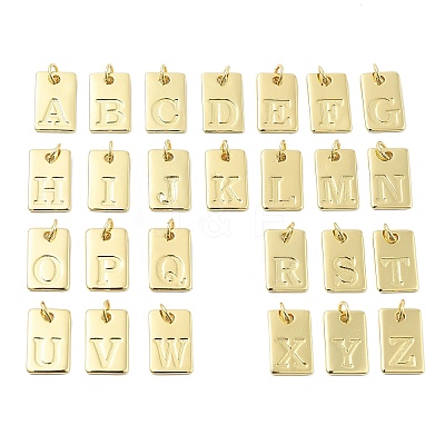 26Pcs Brass Pendants KK-H206-10G-1