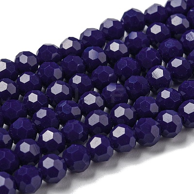 Opaque Glass Beads Stands LS-EGLA-A035-P6mm-D09-1
