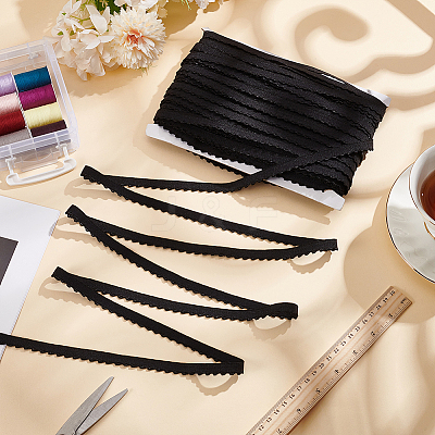 Flat Polyester Wide Elastic Cord OCOR-WH0100-22A-1