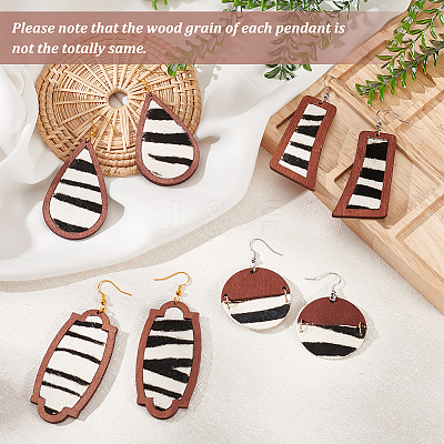 DIY Geometric Dangle Earring Making Kit DIY-OC0009-77-1