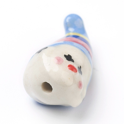 Handmade Porcelain Beads X-PORC-G006-17-1