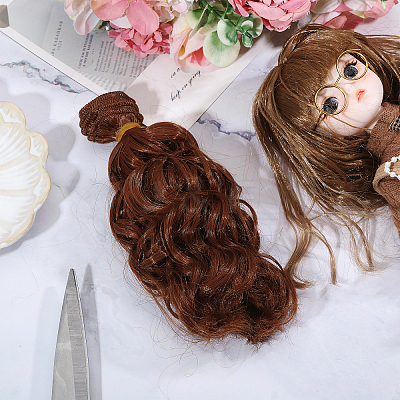 PP Hair Doll Wig Hair DIY-WH0349-395B-04-1