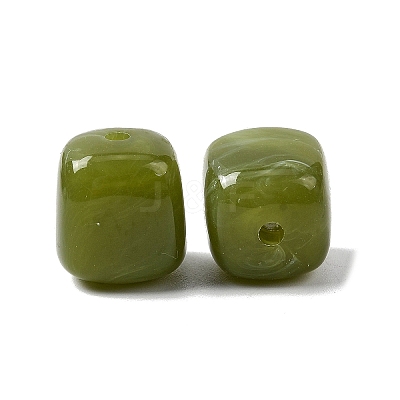 Opaque Acrylic Beads OACR-D320-01Q-1