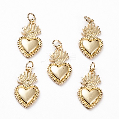 Brass Pendants X-KK-C100-10G-1