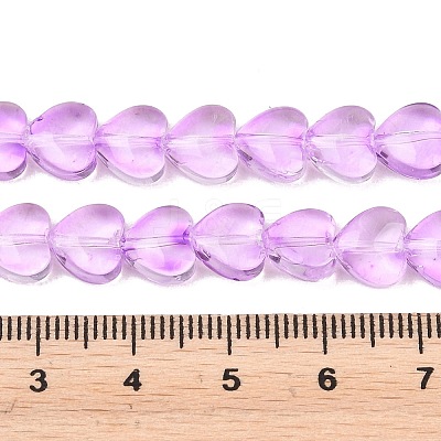 Transparent Glass Beads Strand GLAA-F112-01B-1