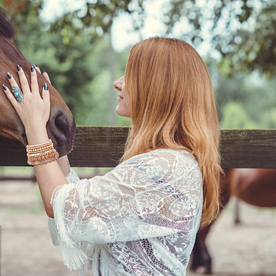16Pcs 16 Style Crystal Rhinestone & Resin & Glass Seed Beaded Stretch Bracelets Set BJEW-AN0001-15-1