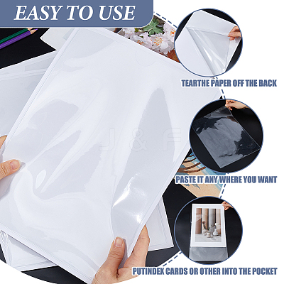 PVC Card Sleeves DIY-WH0591-509F-1