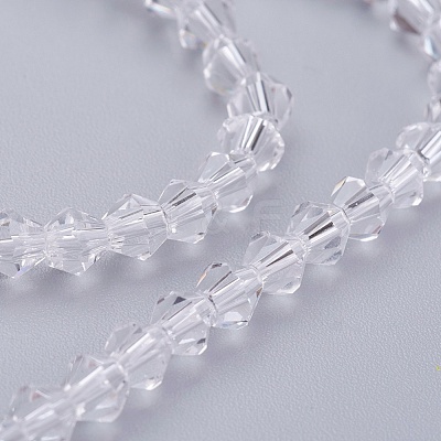 Imitation Austrian Crystal 5301 Bicone Beads GLAA-S026-07-1