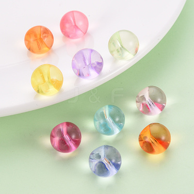 1-Hole Transparent Acrylic Buttons TACR-S154-50B-1