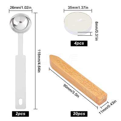DIY Wax Seal Stamp Kits DIY-CP0003-52F-1