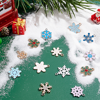 48Pcs 12 Style Alloy Pendants DIY-SC0018-90-1