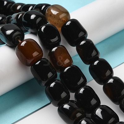 Natural Agate Beads Strands G-H295-F01-03-1