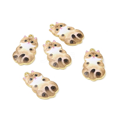 Alloy Enamel Pendants FIND-E031-02E-1
