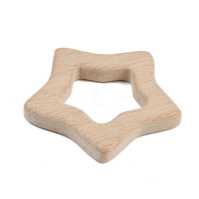 Natural Beech Wooden Baby Teething Toys WOOD-U003-08-1