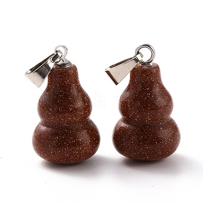 Synthetic Goldstone Pendants G-G846-01B-1