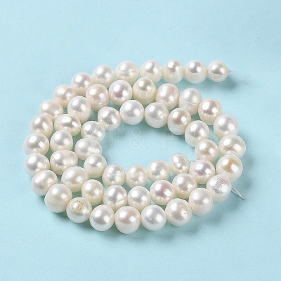 Natural Cultured Freshwater Pearl Beads Strands PEAR-E018-13-1