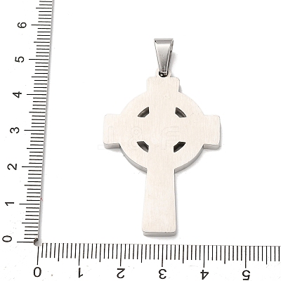 304 Stainless Steel Pendants STAS-P421-11P-1