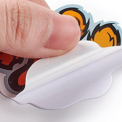 Colorful Paper Cartoon Stickers DIY-C063-02-1