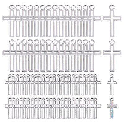 100Pcs 2 Styles Alloy Pendants FIND-FG0005-13-1