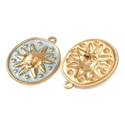 304 Stainless Steel Pendants X-STAS-N129-10G-03-1