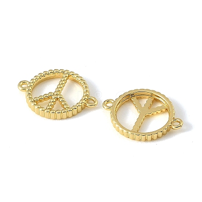 Brass Connector Charms KK-CBA9CBD-01G-1