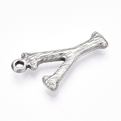304 Stainless Steel Pendants STAS-N117-01P-Y-1