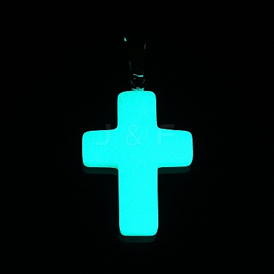 Synthetic Luminous Stone Dyed Pendants G-H308-06P-05-1