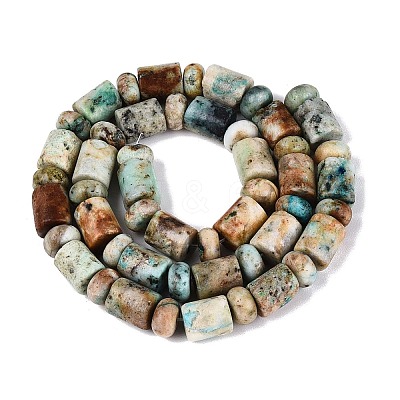 Natural Chrysocolla and Lapis Lazuli Beads Strands G-Q616-09I-1