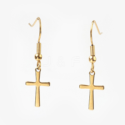 304 Stainless Steel Dangle Earrings EJEW-JE02779-1