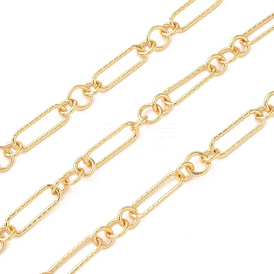 Alloy Oval Link Chains LCHA-L002-06G-1