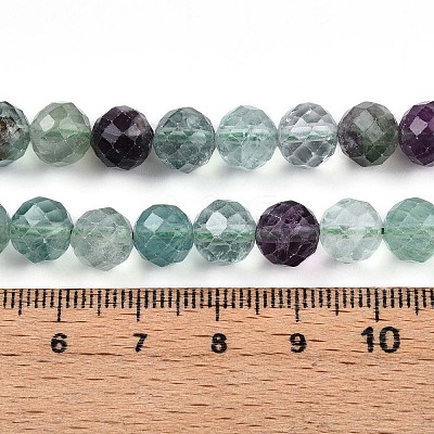 Natural Fluorite Beads Strands G-T140-19B-1