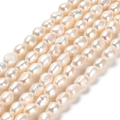 Natural Cultured Freshwater Pearl Beads Strands PEAR-E016-065-1