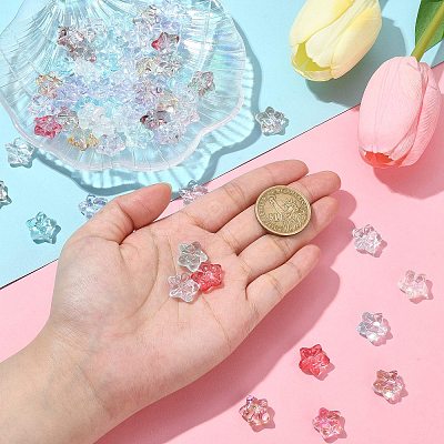 100pcs Handmade Lampwork Beads LAMP-CJ0001-94-1