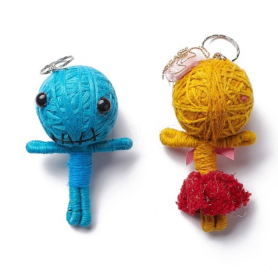 Woolen Yarn Thread Keychain KEYC-F037-01-1