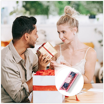 120Pcs 6 Styles Valentine's Day Rectangle Plastic Cellophane Bags OPC-TA0001-06-1